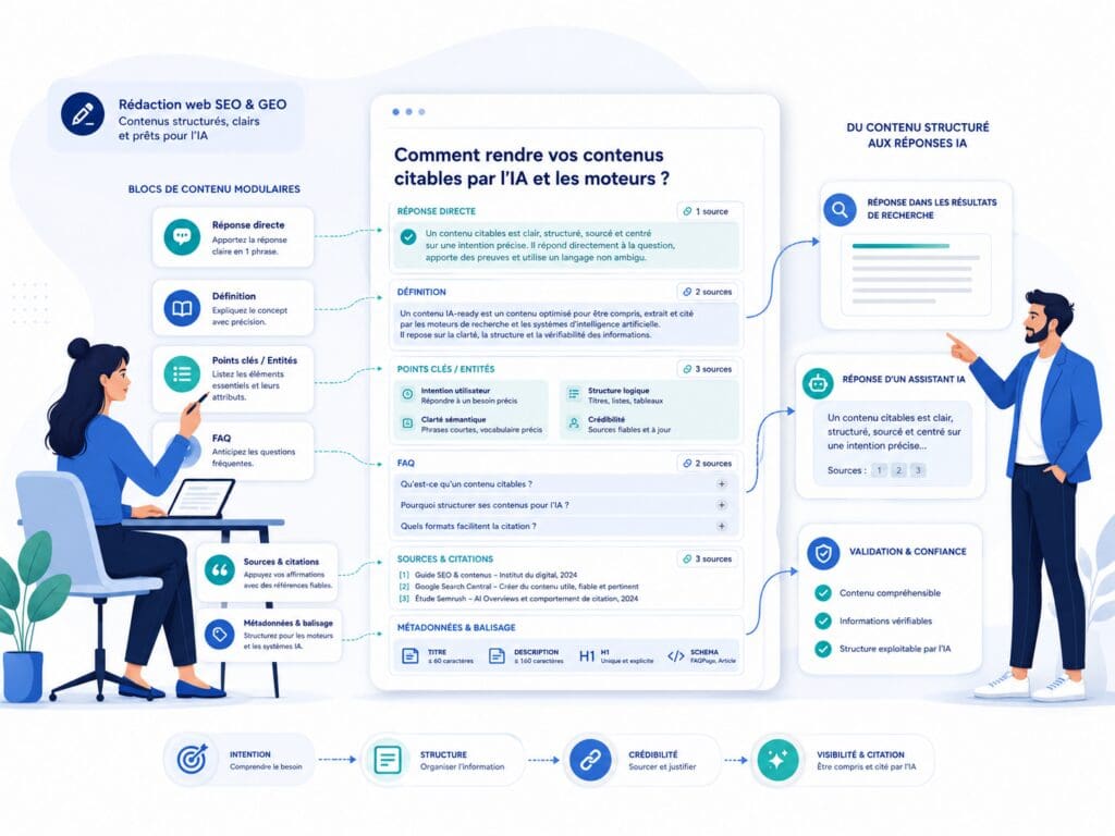 rédaction web seo geo