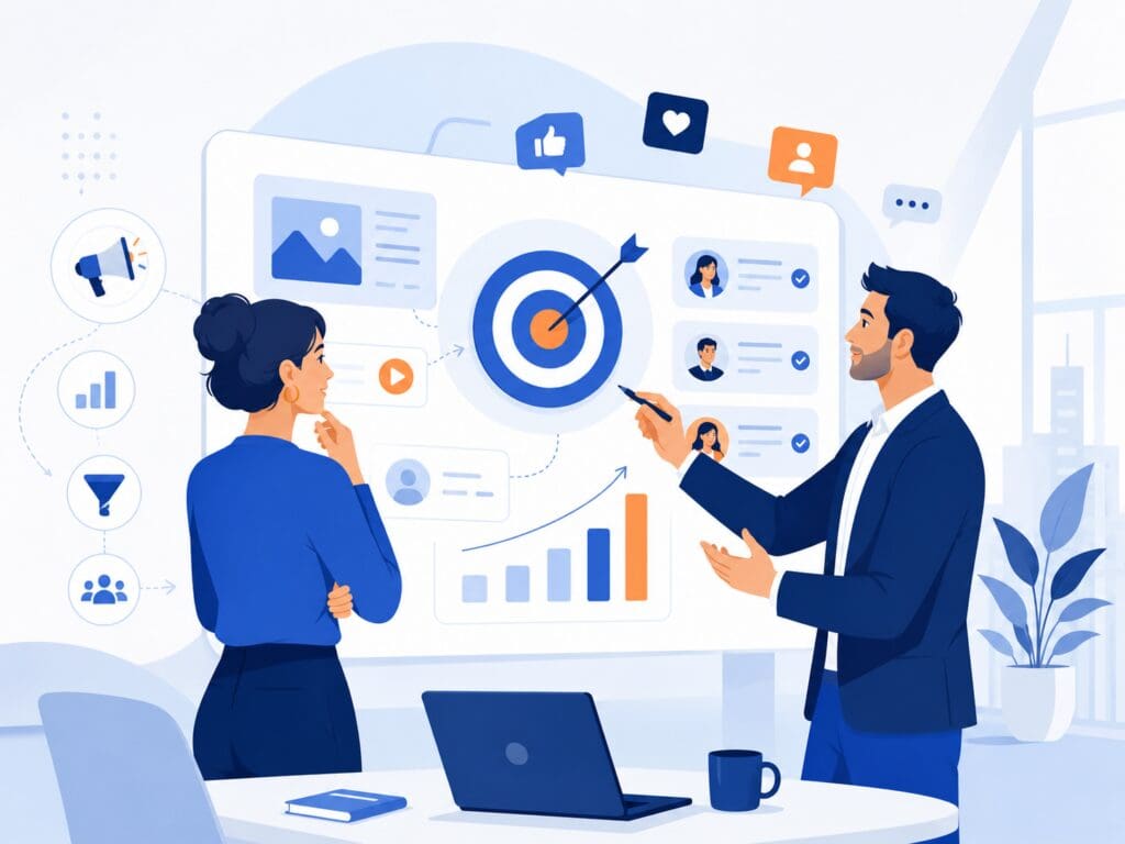 stratégie sur les réseaux sociaux