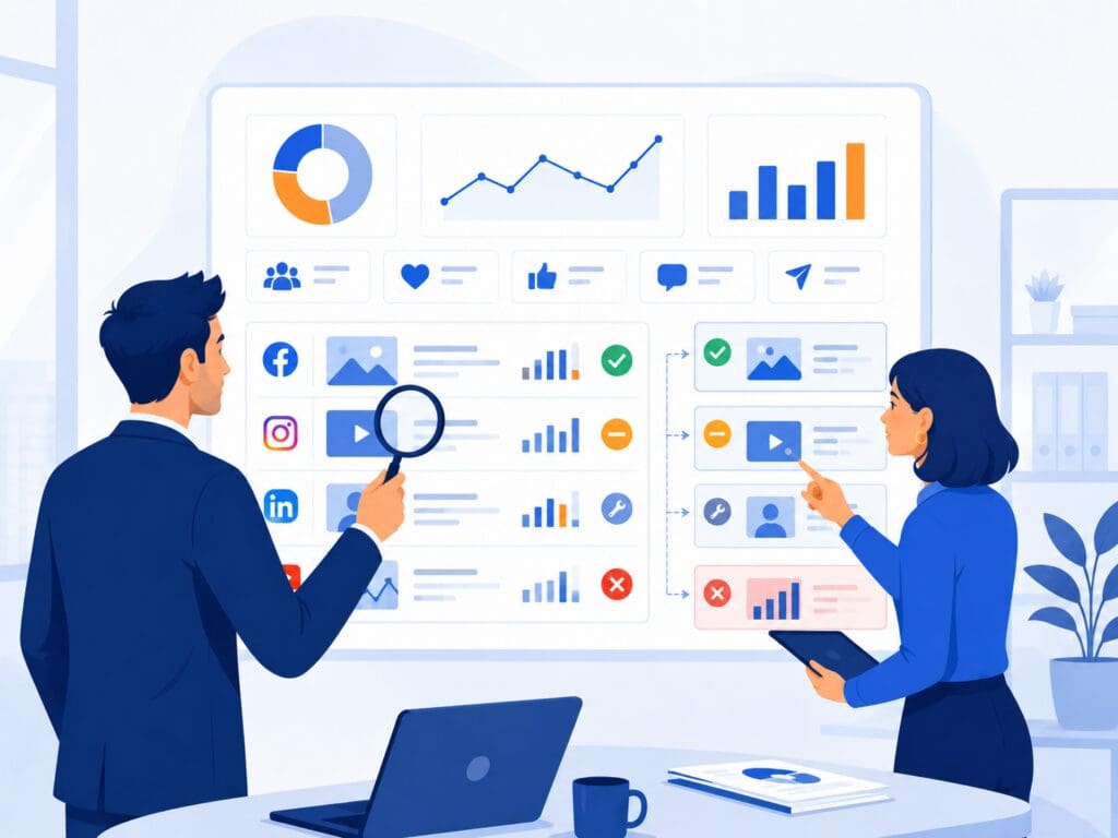KPI et mesure d'audience SMO
